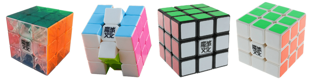 couleurs rubiks cube Moyu WeiLong v2