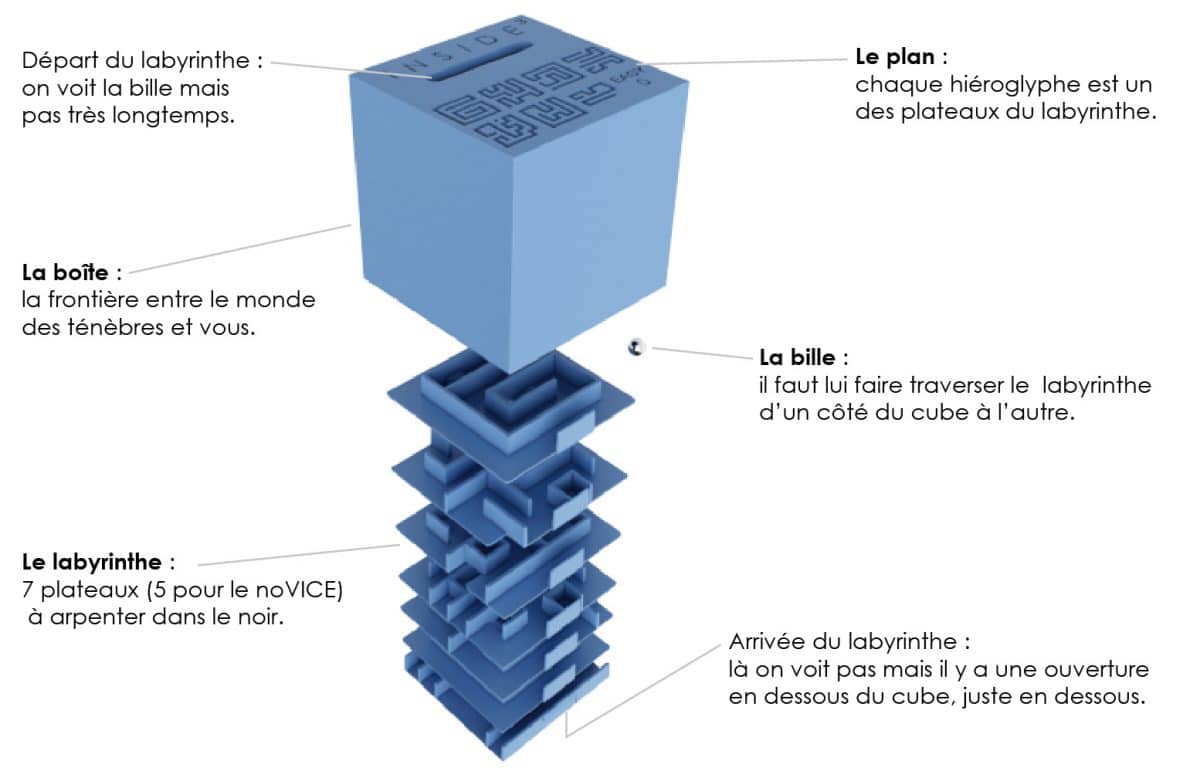 Labyrinthe 3D cube