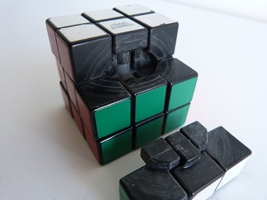 Rubik's cube de 1980 démonté