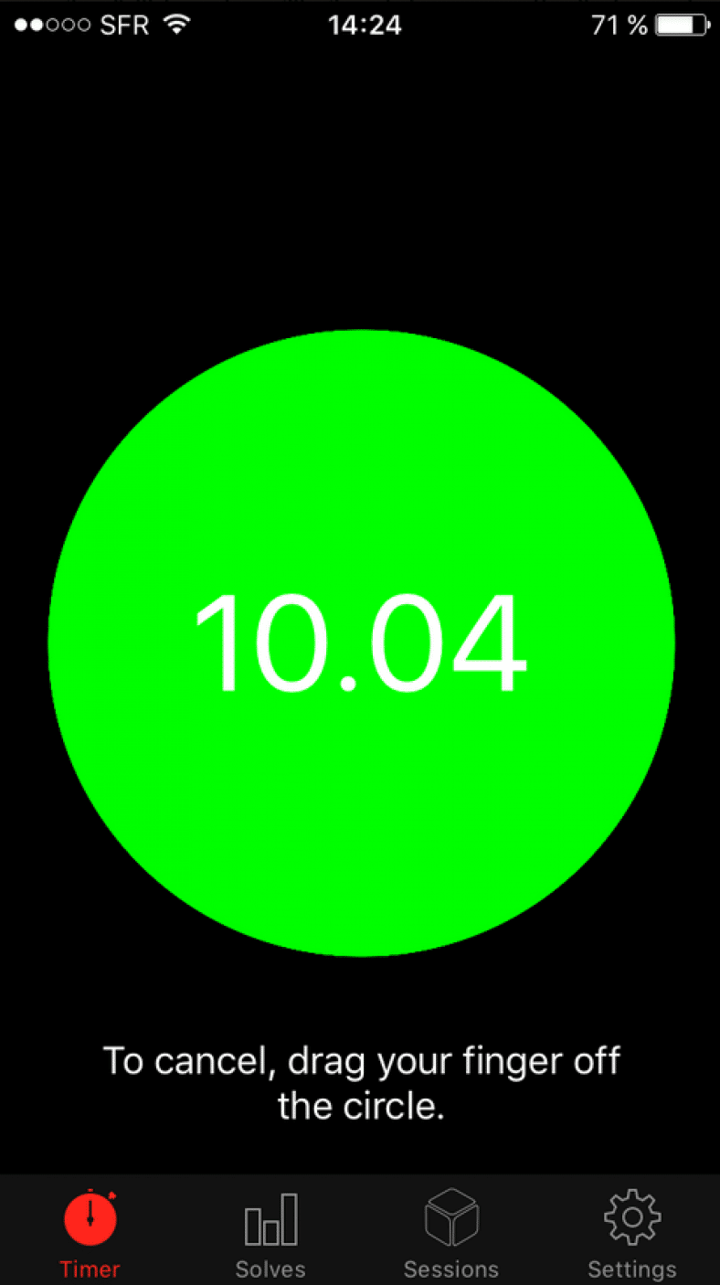 Rubik's cube Timer sur ordinateur et mobile Android et iOS comparatif