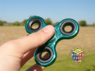 Test Hand Spinner vert classique abordable et en métal